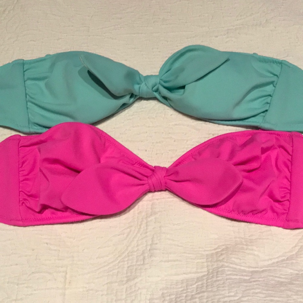 Strapless bathing suit tops